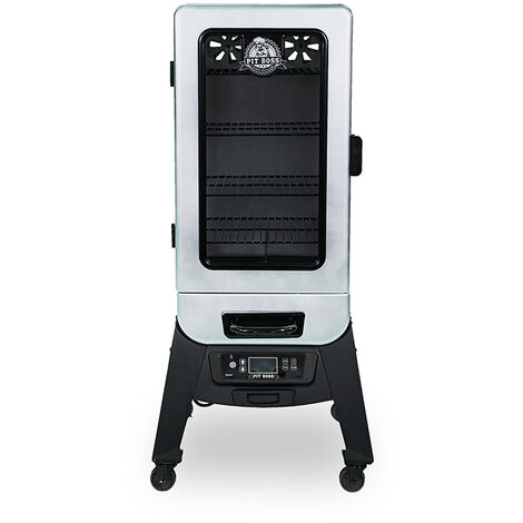 Fumoir électrique 1650W – Surface de cuisson 4424 cm2 – 4 grilles émaillées – Isolation double parois pour fumage à 177°C – Pitboss