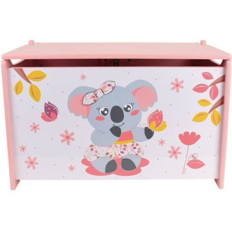 Fun-House CALLY MIMI KOALA coffre à jouets rose et blanc