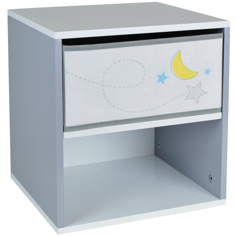 Table de chevet en bois Theme Espace