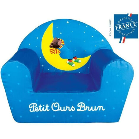 fun-house Fauteuil club rouge Petit Ours Brun enfant
