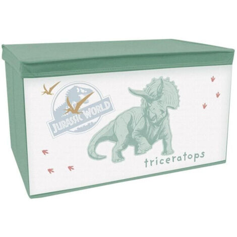 FUN HOUSE Jurassic World Cofanetto per giocattoli Dinosauri - Pieghevole - 55,5 x 34,5 x 34 cm - Per Bambini