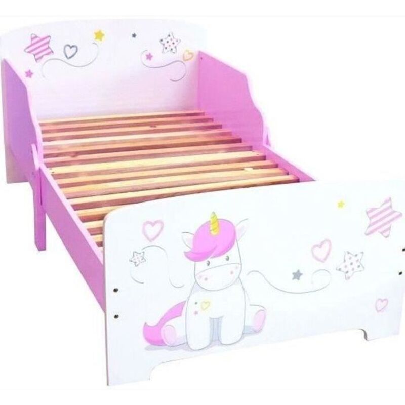 Les Tendances - Fun House Licorne lit 140x70 cm avec lattes pour enfant Les Tendances - Fun House Licorne lit 140x70 cm avec lattes pour enfant