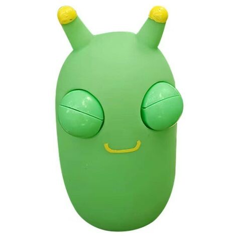 Fun Sensory Fidget Toys Squeeze Caterpillar Eye Burst Soulagement du stress Légumes Ver Jouets pour enfants et adultes 1pcs