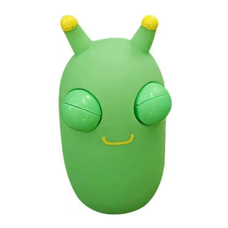Fun Sensory Fidget Toys Squeeze Caterpillar Eye Burst Soulagement du stress Légumes Ver Jouets pour enfants et adultes 1pcs