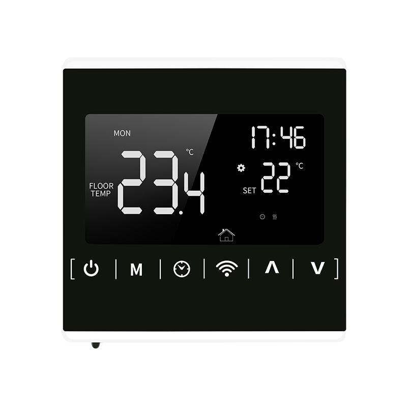 

Funcion 85-250v Wi-Fi termostato inteligente programable semanal del termostato aplicacion de control de luz de fondo de la caldera de calefaccion