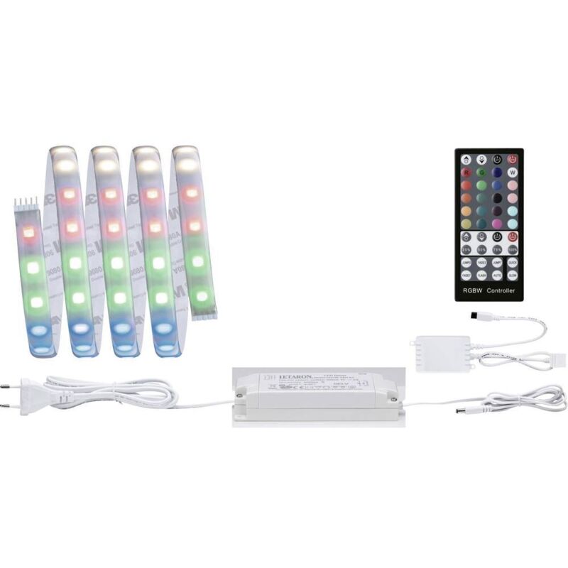 MaxLED rgbw 70627 Ruban led (Base) avec connecteur mâle 24 v 1.5 m rvb, blanc chaud 1 pc(s) - Paulmann
