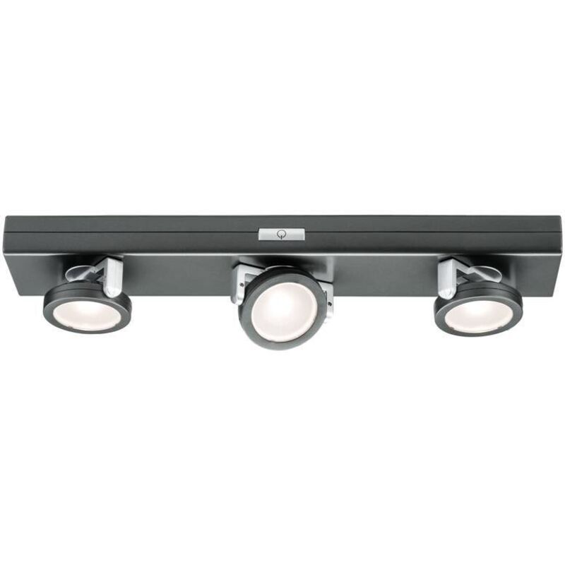 Paulmann Rotate LED-Schrankleuchte LED LED fest eingebaut Warmweiß Anthrazit, Chrom (matt)