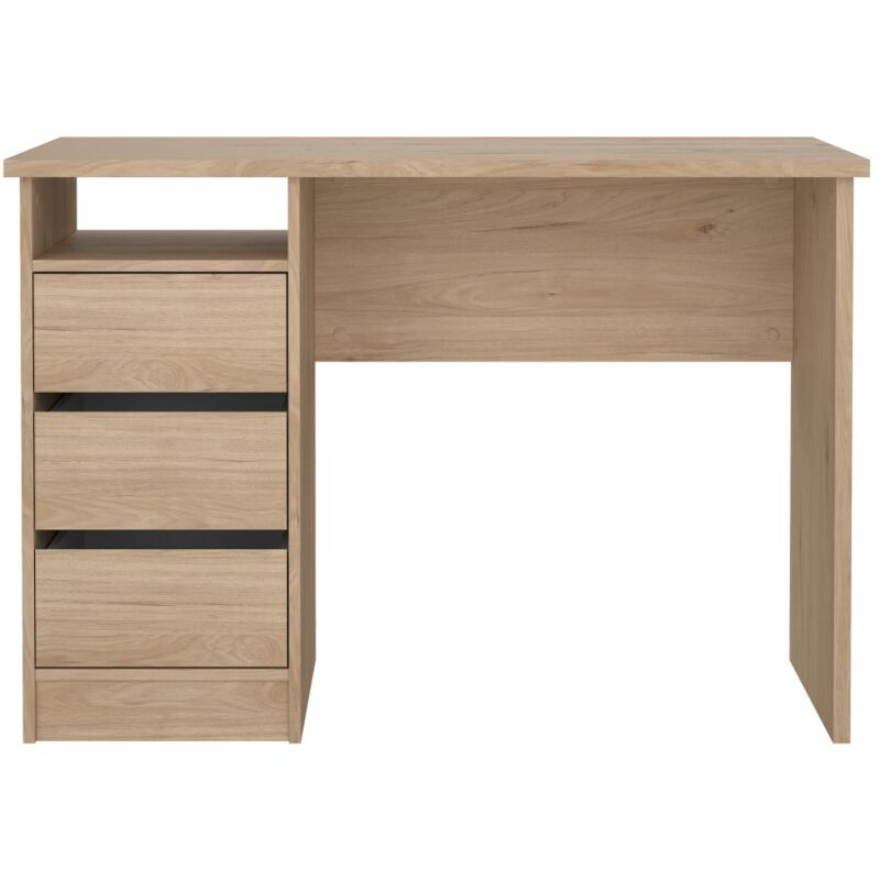 Ebuy24 Functionplus Schreibtisch 3 Schubladen Nussbaum Dekor.