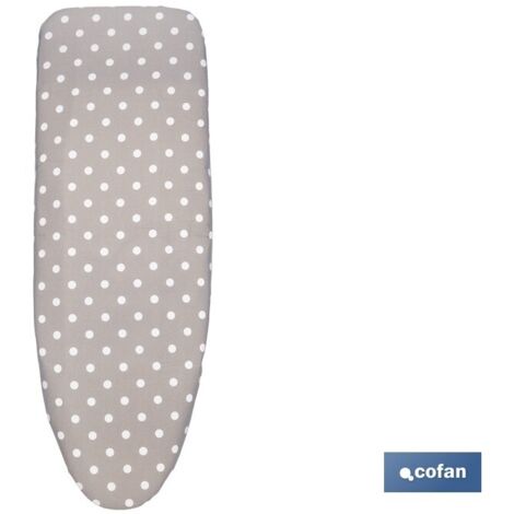 FUNDA ACOLCHADA PARA TABLA DE PLANCHAR 135 X 53 CM  LUNARES