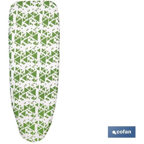 FUNDA ACOLCHADA PARA TABLA DE PLANCHAR 140 X 60 CM  VERDE