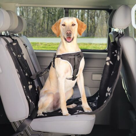 Funda asiento de coche para perro 65x145 cm negro y beige 1323 TRIXIE - Negro