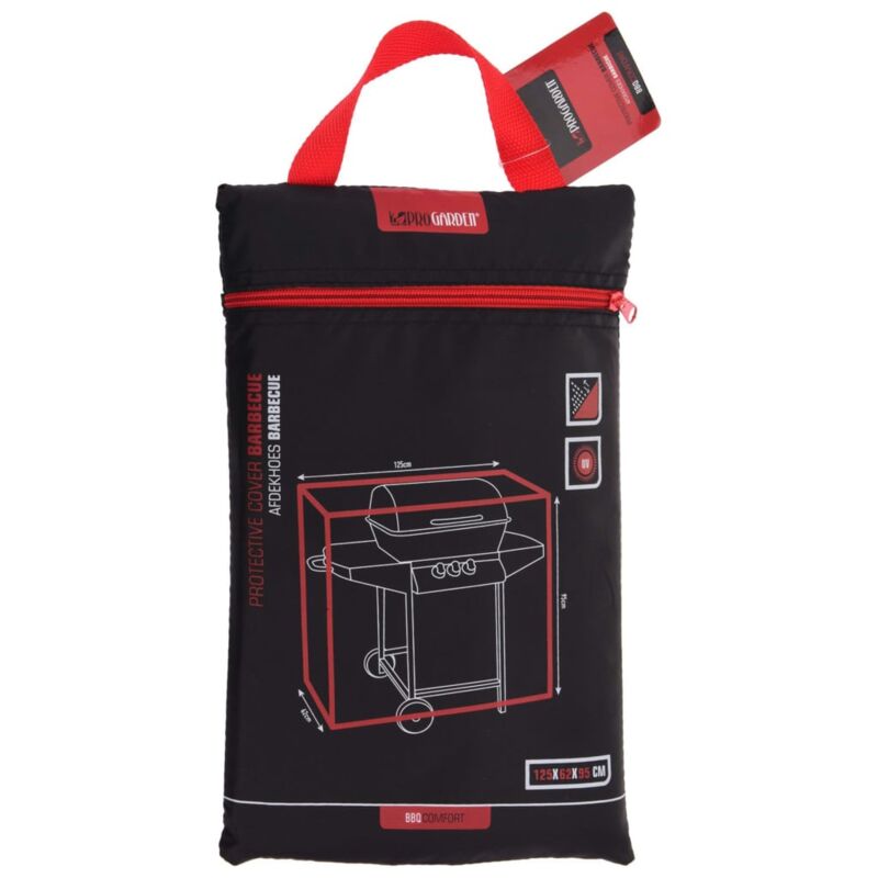 

ProGarden Funda para barbacoa 125x62x95 cm - Negro