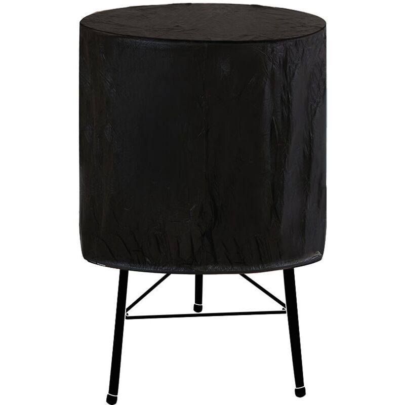

Funda protectora de PVC reforzado para barbacoa de carbón de jardín negra de 71x56cm