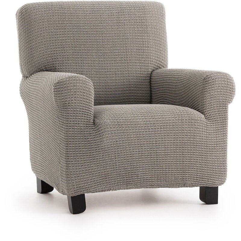 Housse multi-élastique Bali gris pour sofa 1 place Belmarti