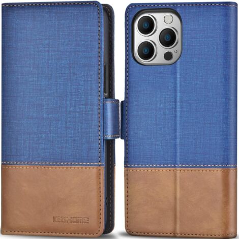 FUNDA CERRADA PARA APPLE IPHONE 13 PRO DE 6,1" CON SOLAPA + 2 CRISTAL TEMPLADO