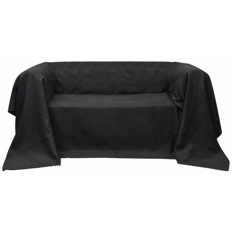 

Funda color antracita para sofa de micro-gamuza, 210 x 280 cm