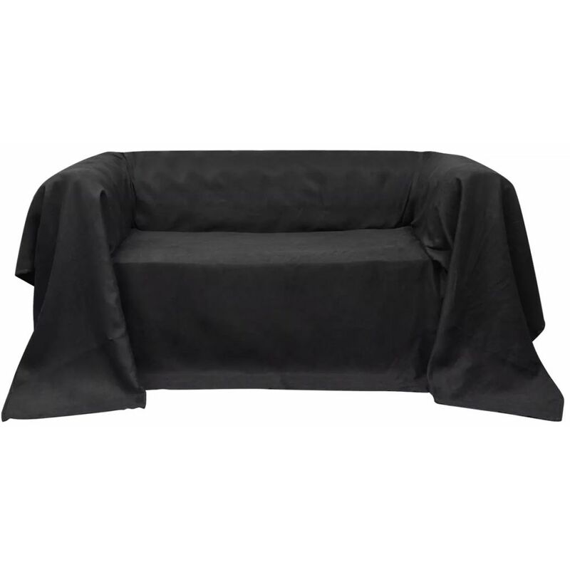 

Funda color antracita para sofa de micro-gamuza, 270 x 350 cm