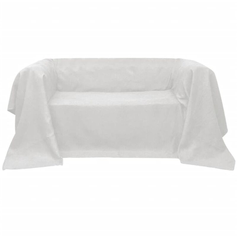 

Youthup - Funda color crema para sofá de micro-gamuza, 210 x 280 cm - Crema