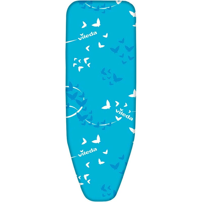 

Comfort Plus - Funda de planchar, tres capas, tamaño universal, textura suave 100% algodón, medidas: 130 x 40 cm, color azul - Vileda