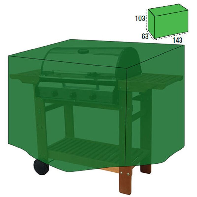 

Funda cubre barbacoas 103x143x63 cm.