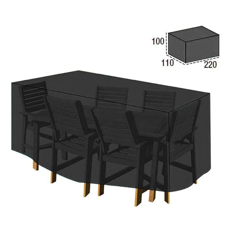 

Funda cubre mesa / conjunto 100x110x220 cm.