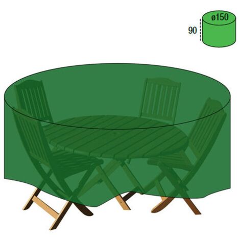 Funda cubre mesa / conjunto diámetro 150x90 cm.