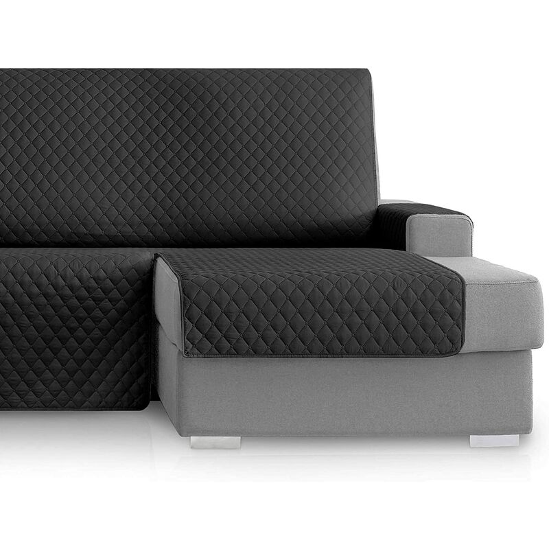 

Klink - Funda Cubre Sofa Chaise Longue Rombos. Funda de Sofa Chaise Longue Acolchado Brazo Derecho Corto. Protector Antimanchas Ajustable. Color