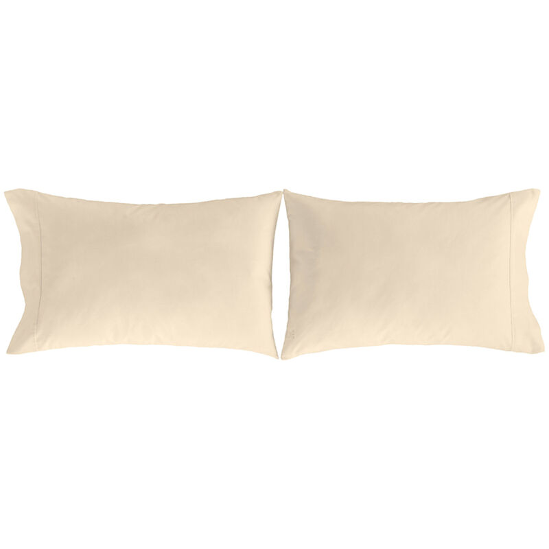 

Funda de almohada (2) PURE crema 50x75 (2) cm - crema