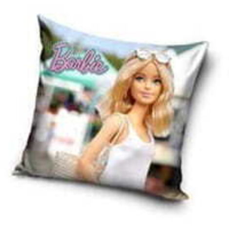 Funda de almohada 3D infantil Barbie 40x40