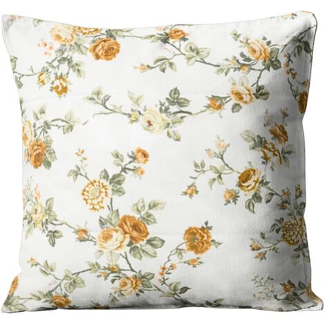FUNDA DE ALMOHADA 40x40 JASKIEK PARA ALMOHADA 100% ALGODÓN POLACO GRUESO PREMIUM FLORES