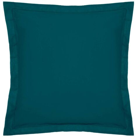 Funda de almohada - algodón - azul Egeo - 63x63 cm - Atmosphera créateur d'intérieur