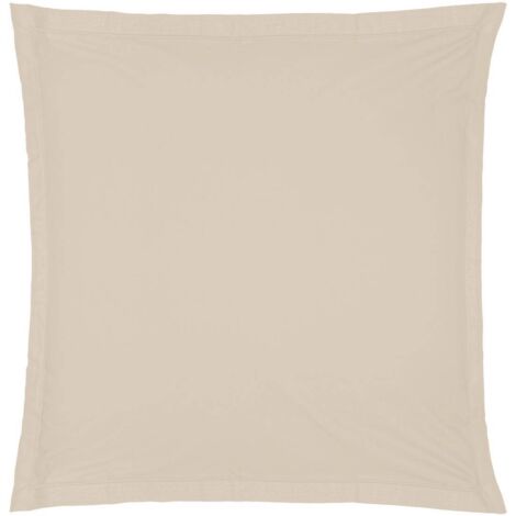 Funda de almohada - algodón - beige - 63x63 cm - Atmosphera créateur d'intérieur