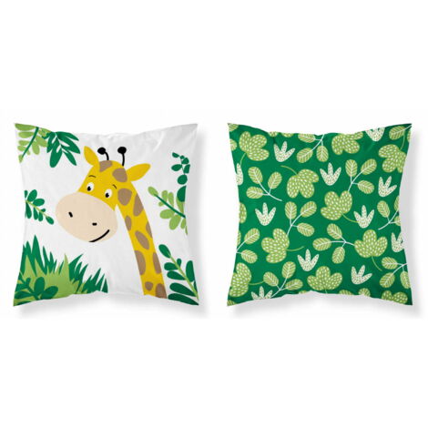 Funda de almohada bebé 40x40 Jirafa ALGODÓN