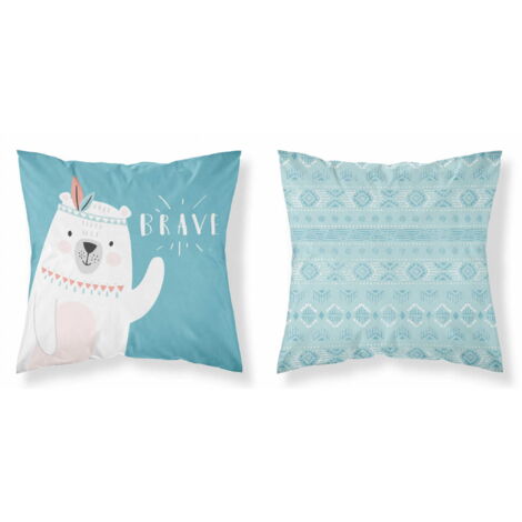 Funda de almohada bebé 40x40 Osito ALGODÓN
