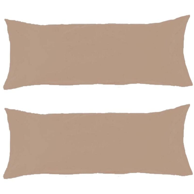 

Funda de almohada beige de algodón y poliéster clásica paracama de 135 cm. Compra mínima 2 unid