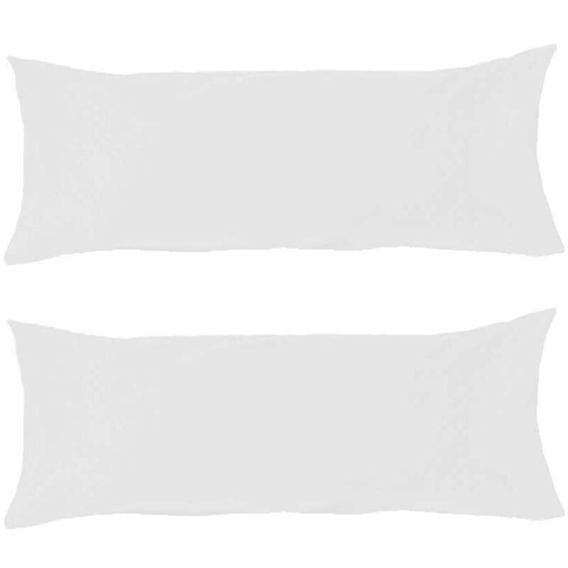 

Funda de almohada blanca de algodón y poliéster clásica para cama de 135 cm. Compra mínima 2 unid