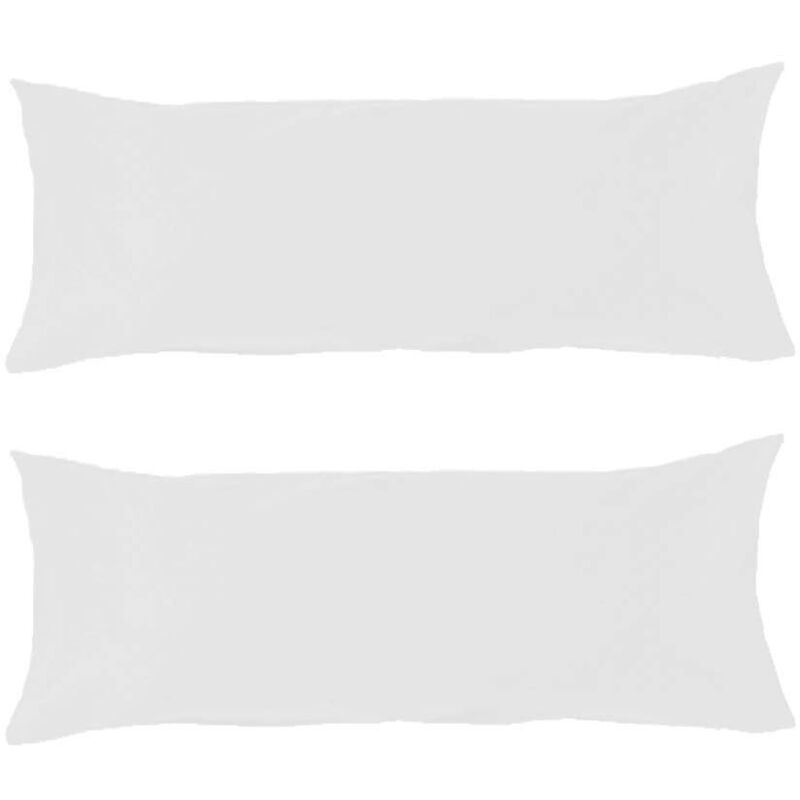 

Funda de almohada blanca de algodón y poliéster clásica para cama de 90 cm. Compra mínima 2 unid