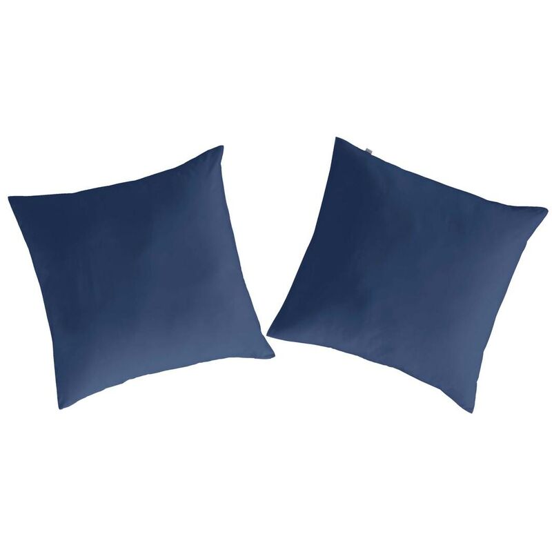 

Funda de almohada CASUAL (2) azul marino 80x80(2) Cm - azul marino