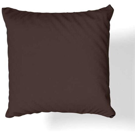 Funda de almohada de jersey 40x40 marrón