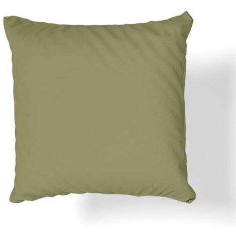 Funda de almohada de jersey 40x40 oliva