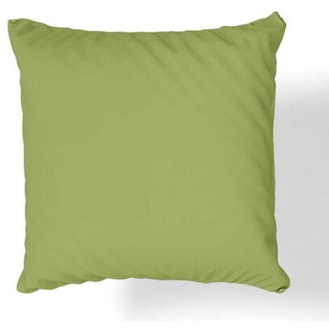 Funda de almohada de satén de algodón 40x40 verde