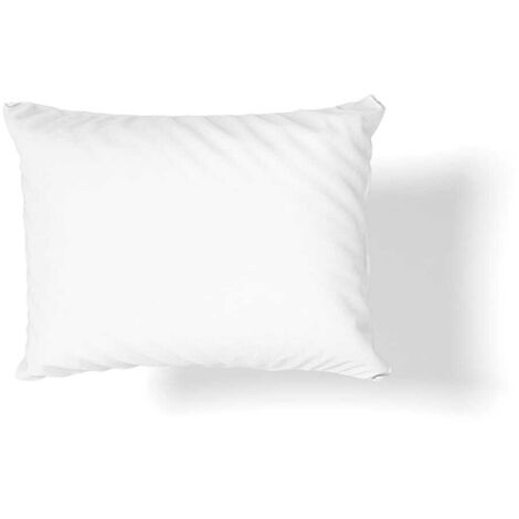 Funda de almohada de satén de algodón 70×80 blanca