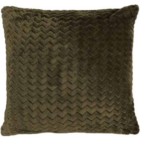 Funda de almohada decorativa ZIG-ZAG, 40x40 (Minky Wave)
