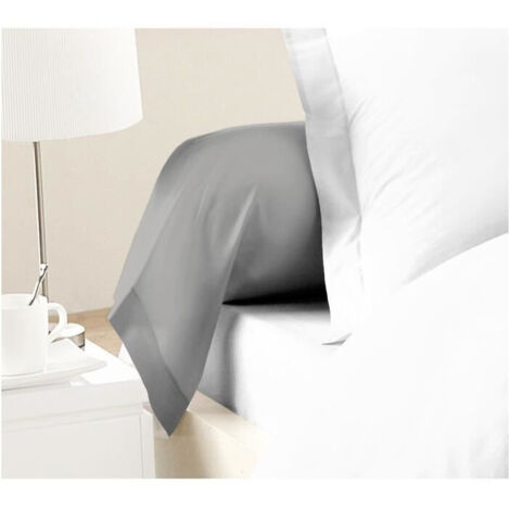 Funda de almohada Lovely Home Gris claro 85 x 185 cm (2 Unidades)