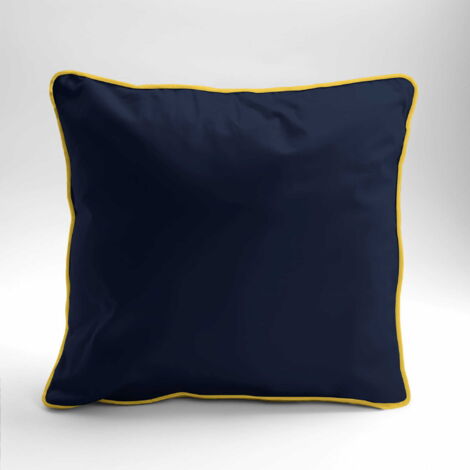 Funda de almohada Macatin de puro algodón 40x40 azul marino