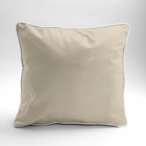 Funda de almohada Macatin de puro algodón 40x40 Beige Arena