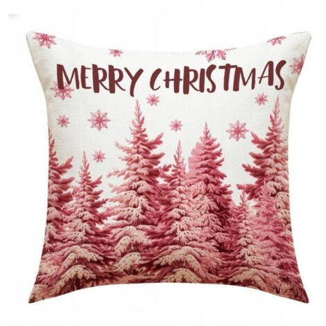 Funda de almohada navideña de invierno ECARLA 45x45cm Bosque POD127