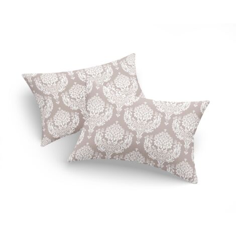 Funda de almohada Set Marrón
