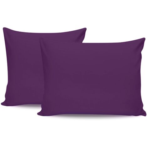 Funda de almohada Set Púrpura