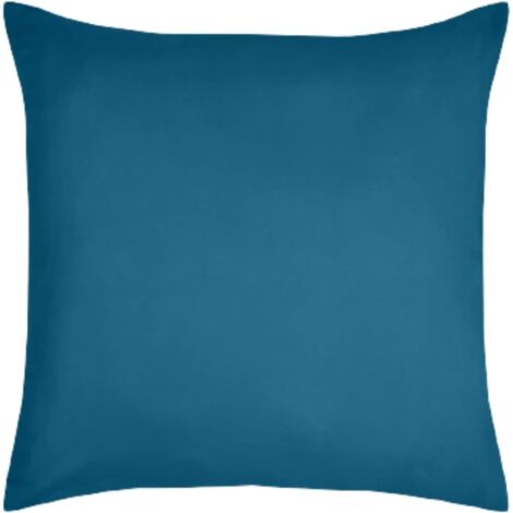 Funda de almohada - Tamaño 63x63 cm - 100% Algodón certificado Oeko-Tex - Excelente calidad - Color petróleo - Modelo Eden - Ropa de cama para el hogar - Suave y confortable - Unisex - Mixto